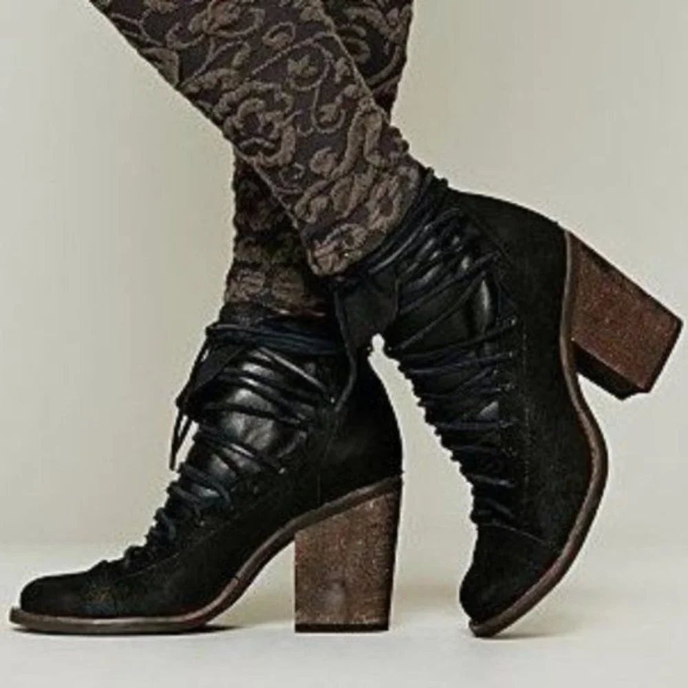 Free People x Faryl Robin Lucas Lace Up Boot - Picture 11 of 12